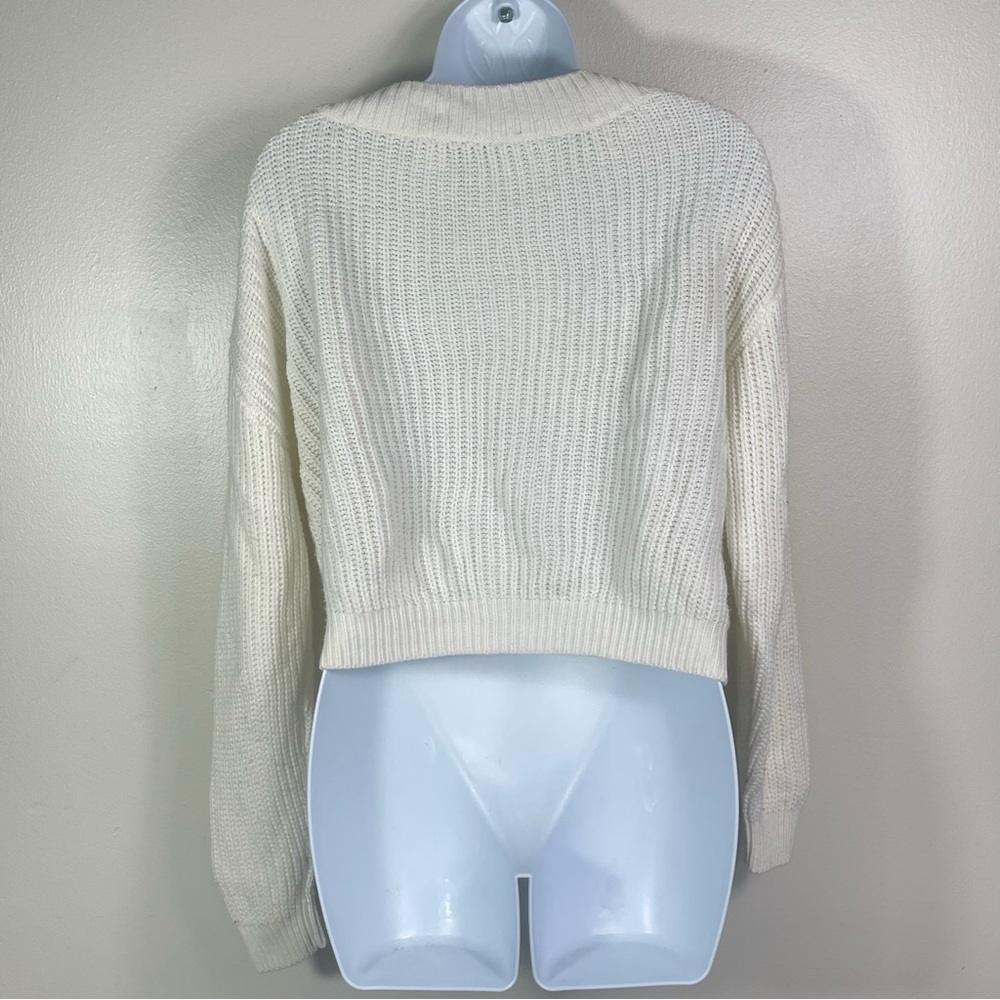 Cropped Knit Sweater - Picture 4 of 4